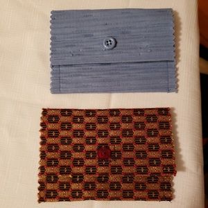 2 Handmade card, money, ID holders